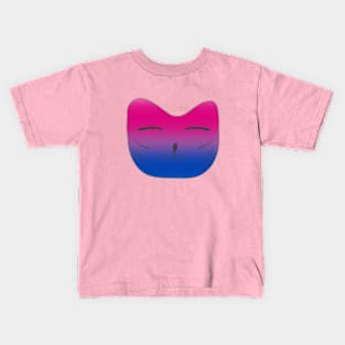 Pride Cat Bisexual Bi Kids T-Shirt